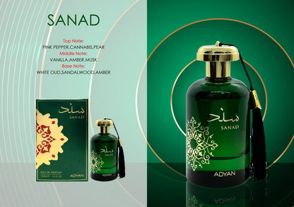 Apa de parfum Adyan Sanad unisex 100 ml